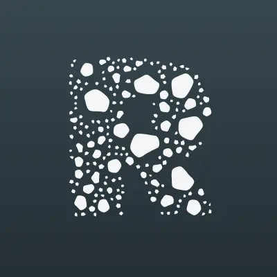 Rurose, цветочный супермаркет, лого-визитка